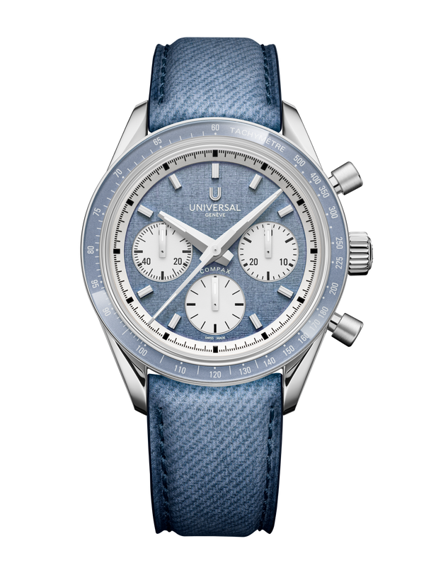 Universal Geneve Compax Capsule brushed indigo Ref. UGCO005