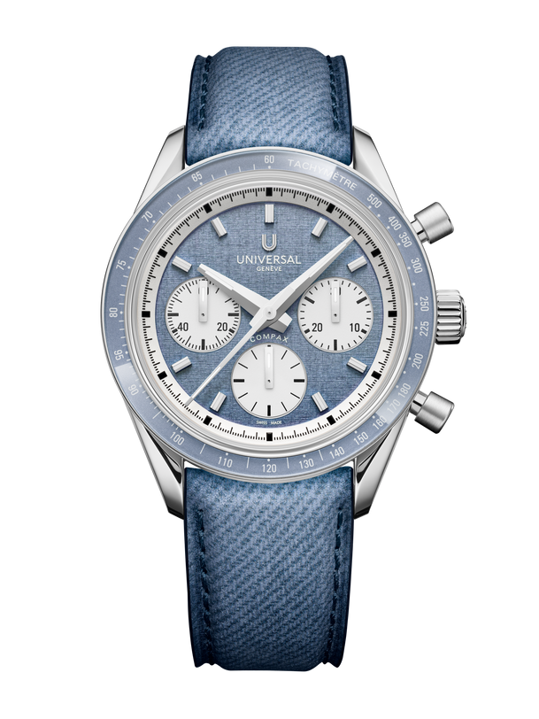 Universal Geneve Compax Capsule brushed indigo Ref. UGCO005