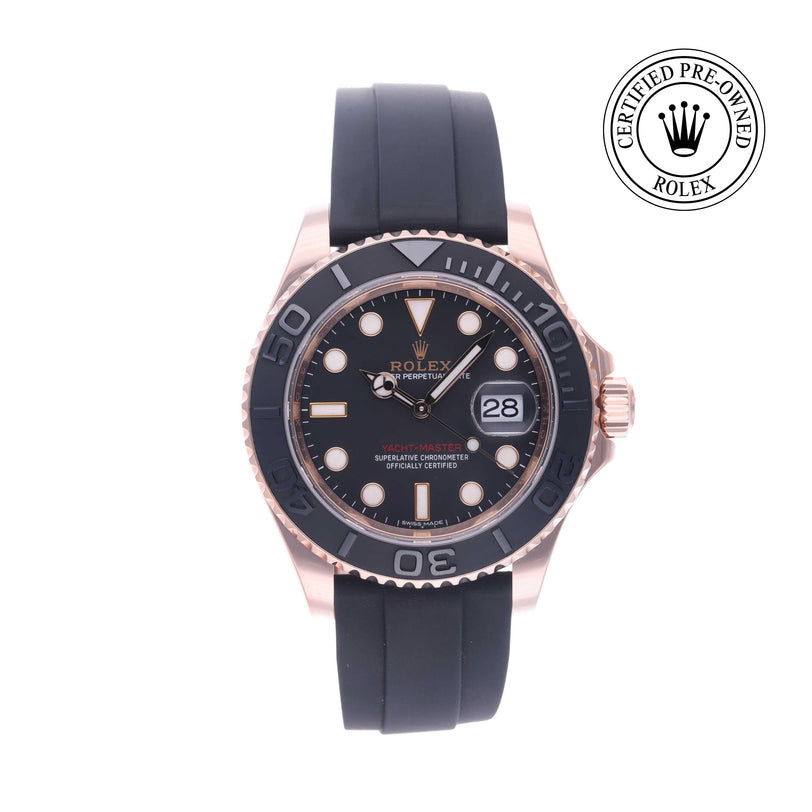 Rolex Certified Pre-owned Yacht-Master M116655-0001 front on white background