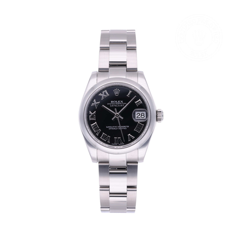 Rolex Certified Pre-owned Lady Datejust M178240-0034 front on white background
