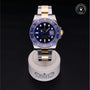 Rolex Certified Pre-owned Submariner M116613LB-0005 front on black background