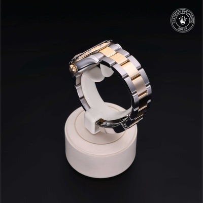 Rolex Certified Pre-owned Lady Datejust M178343-0005 front on black background