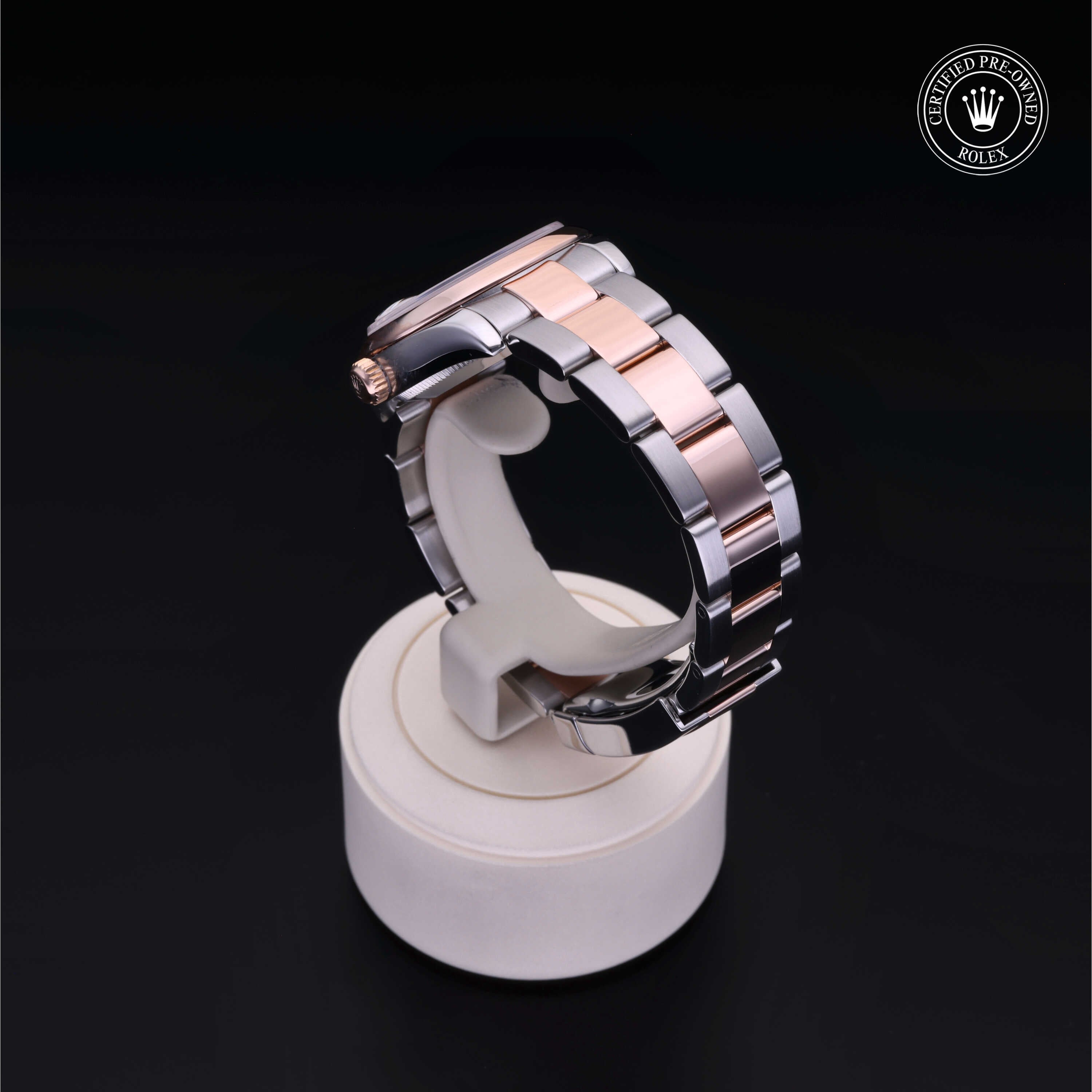 Rolex Certified Pre-owned Lady Datejust M178241-0009 front on black background