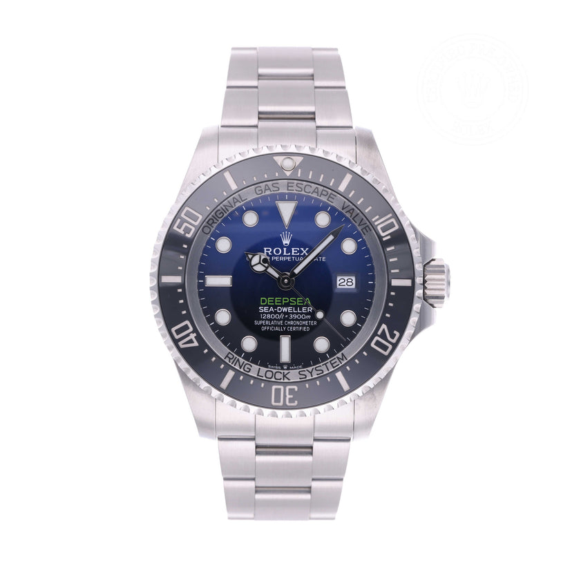 Rolex Certified Pre-owned Sea-Dweller M126660-0002 front on white background