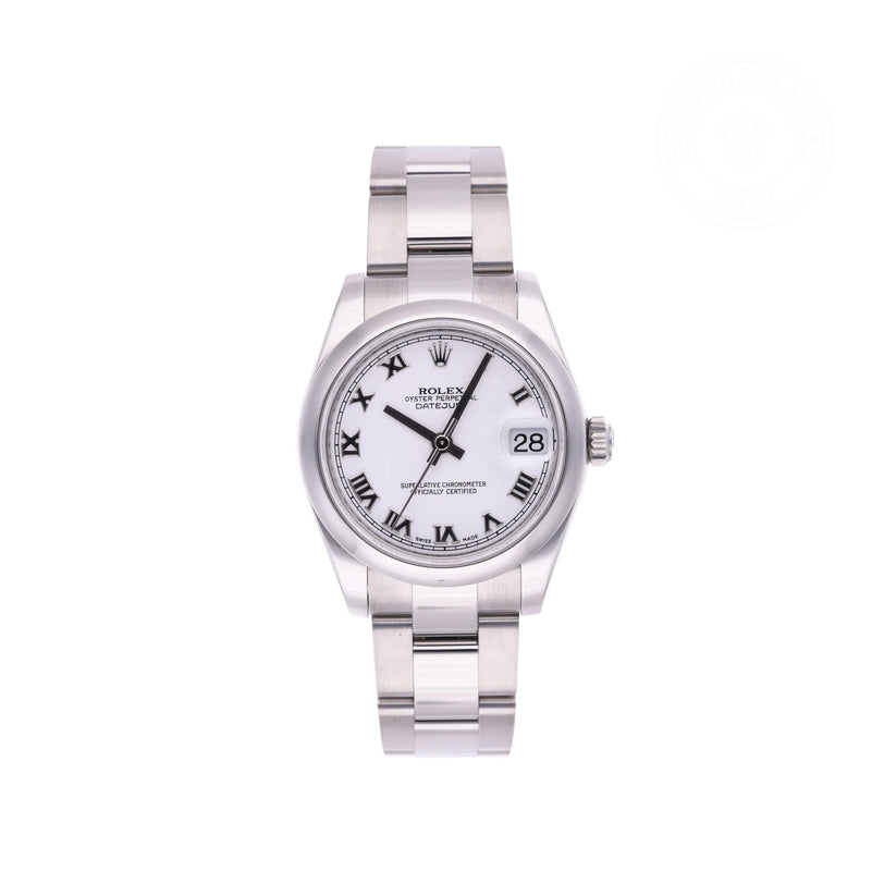 Rolex Certified Pre-owned Lady Datejust M178240-0010 front on white background
