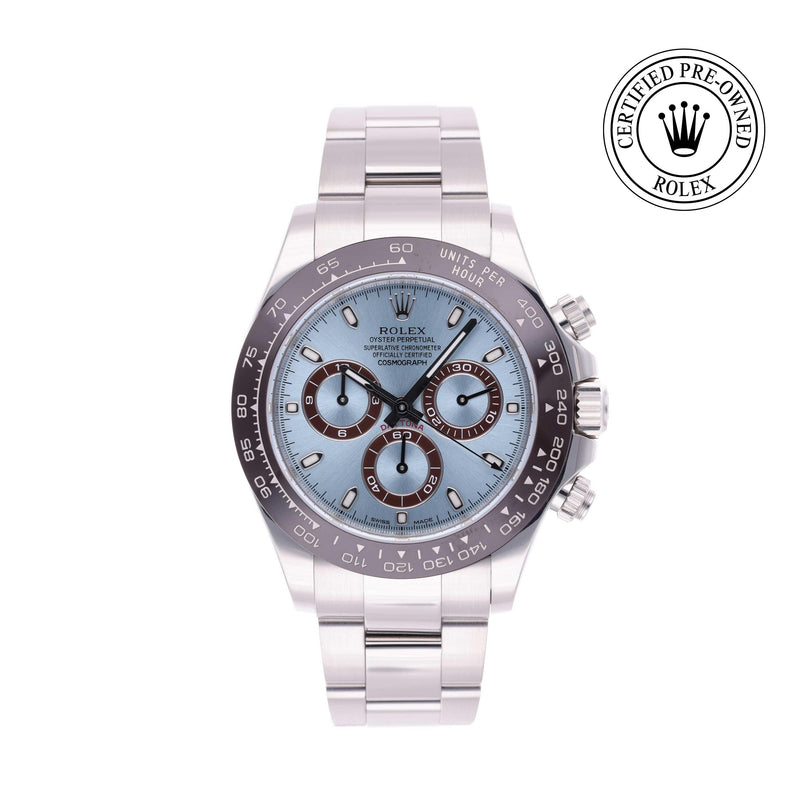 Rolex CPO Daytona M116506 front on white background