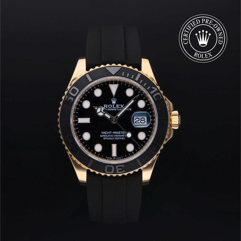 Rolex CPO Yacht-Master M226658 front on white background