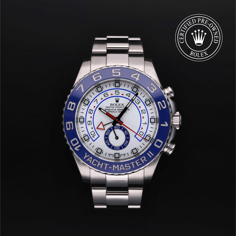 Rolex CPO Yacht-Master M116680 front on white background