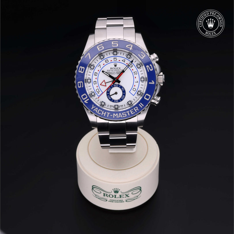 Rolex CPO Yacht-Master M116680 front on white background