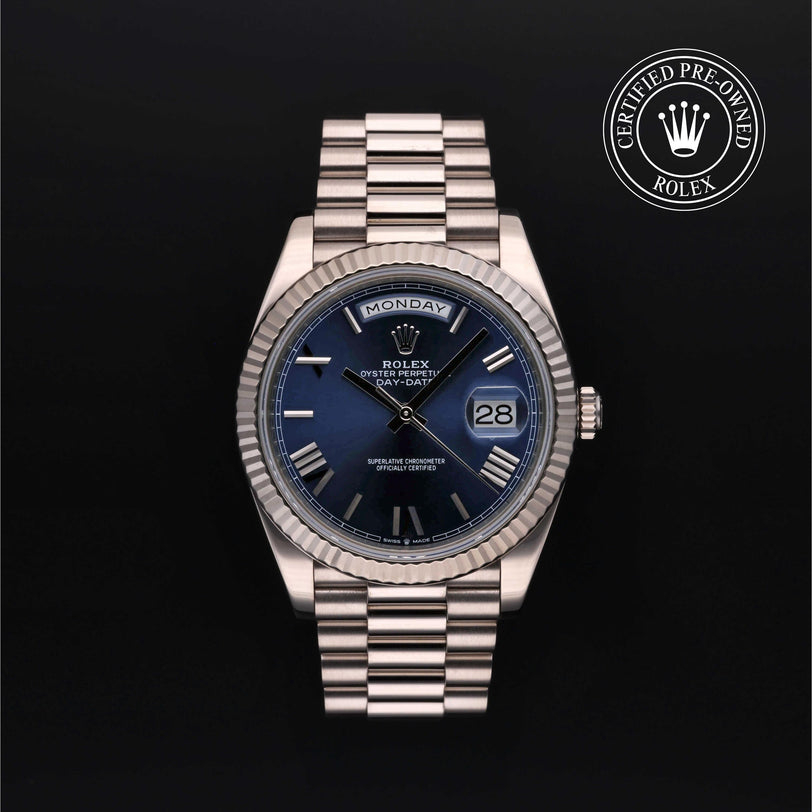 Rolex CPO Day-date M228239 front on white background