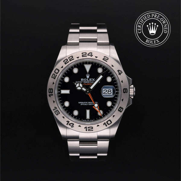 Rolex CPO Explorer M226570 front on white background