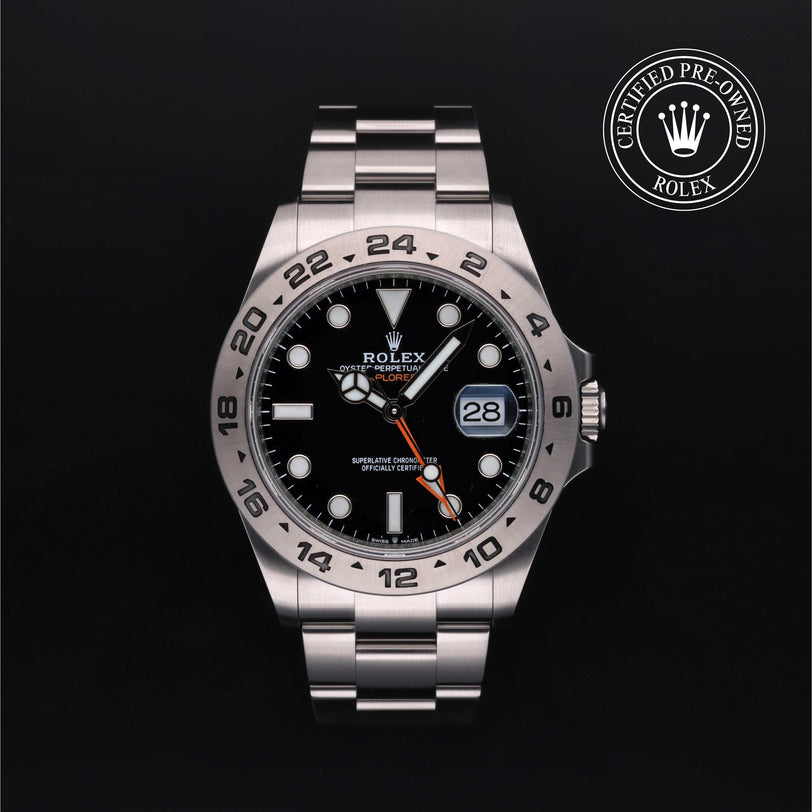 Rolex CPO Explorer M226570 front on white background