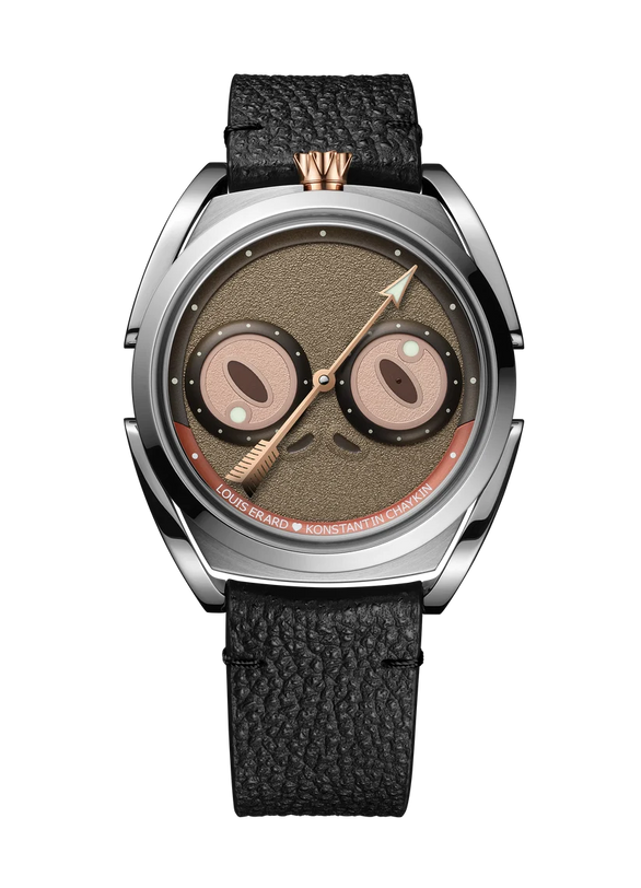 Louis Erard X Konstantin Chaykin Unfrogettable Brown Limited Edition | 40mm, Titanium