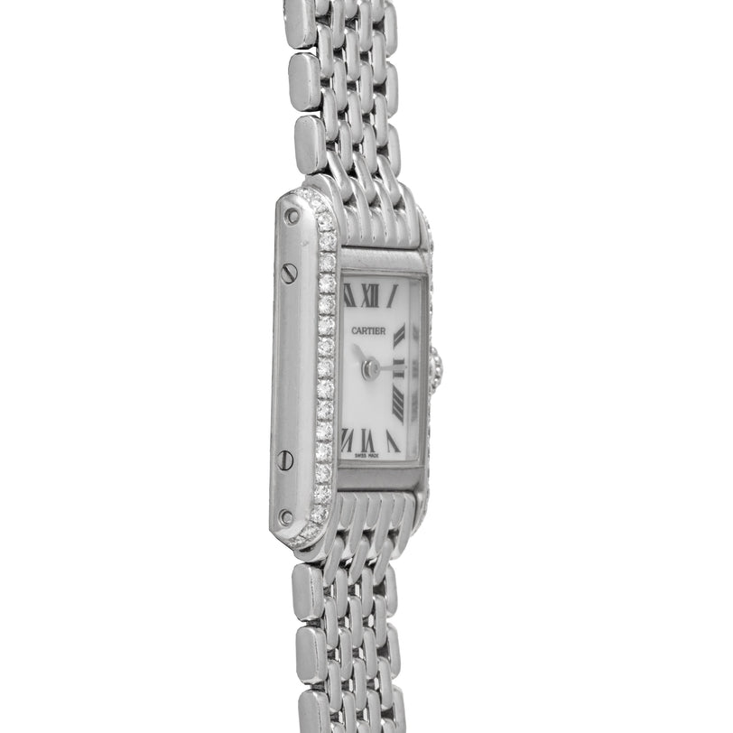 Cartier Tank Mini Diamonds 'MOP'