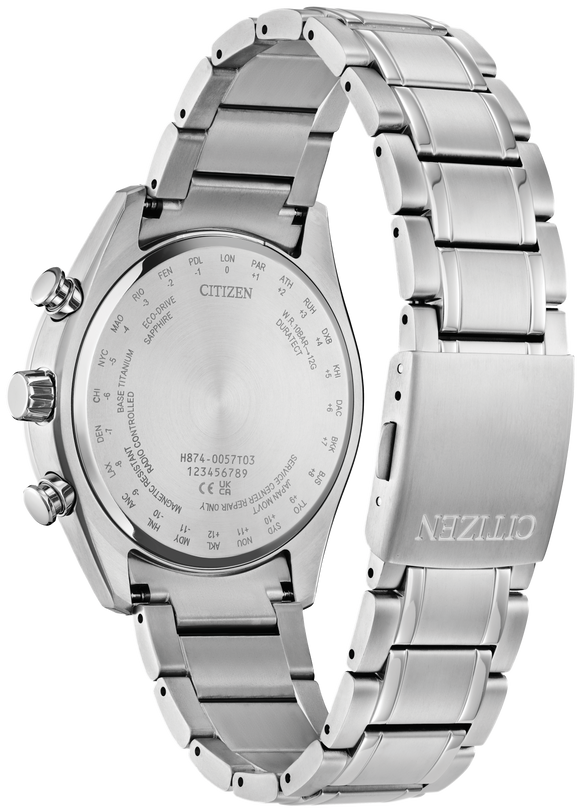 Citizen Tsuki-yomi A-T Steel 43 mm Eco Drive