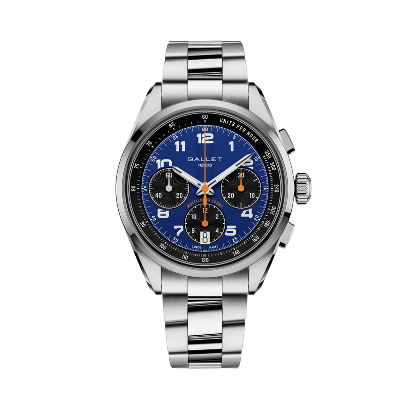 Multichron Sport | 41mm, Steel Case, Steel Strap