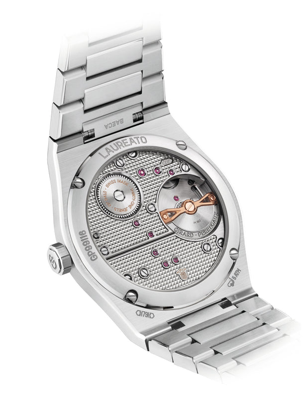 Laureato Fifty Tourbillon Micro-Rotor Rose Gold | 39mm, Steel, Men's Watch