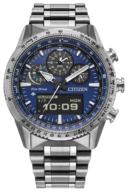 Citizen Skyhawk Steel 43 mm Eco Drive