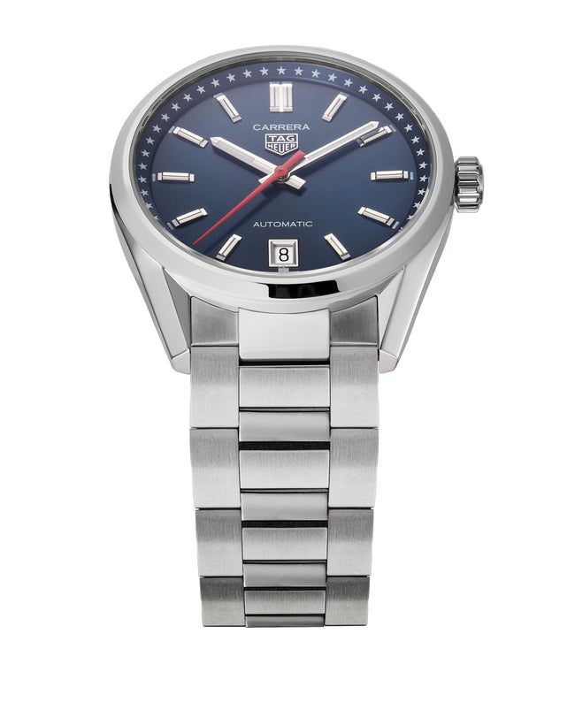 Carrera Date 250 US Anniversary Limited Edition | 36mm, Stainless Steel, Men's Watch