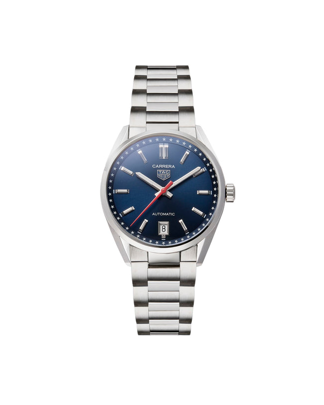 Carrera Date 250 US Anniversary Limited Edition | 36mm, Stainless Steel, Men's Watch