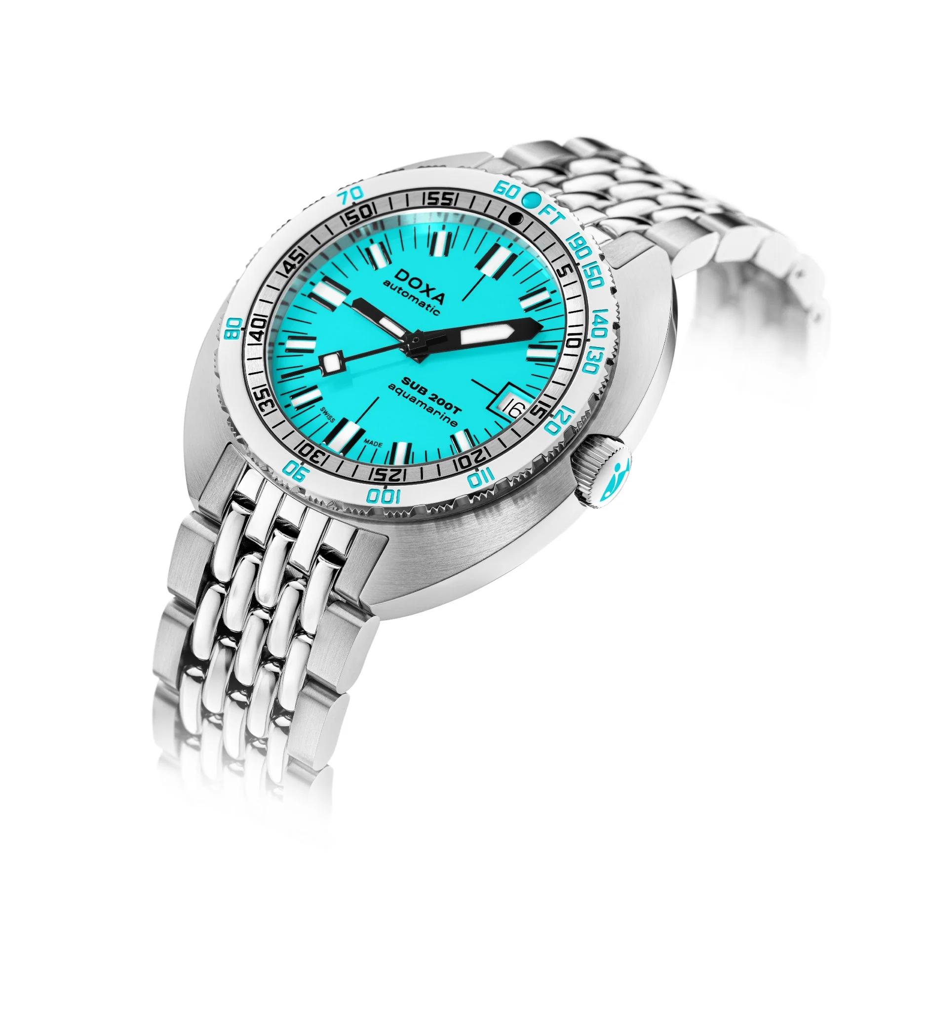 SUB 200T Aquamarine Three Quarter Profile