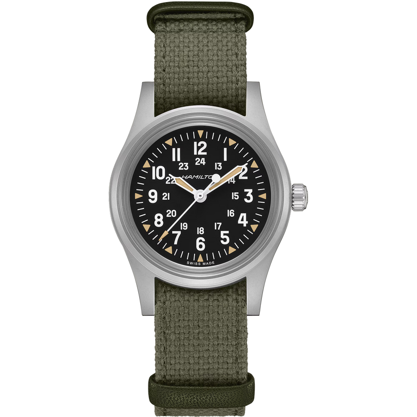 Khaki Field Mechanical 250 | 36mm, NATO Strap, Black Dial