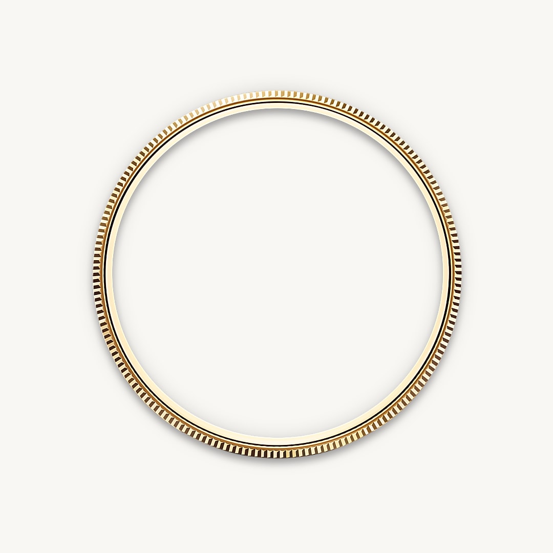 Domed and fluted bezel