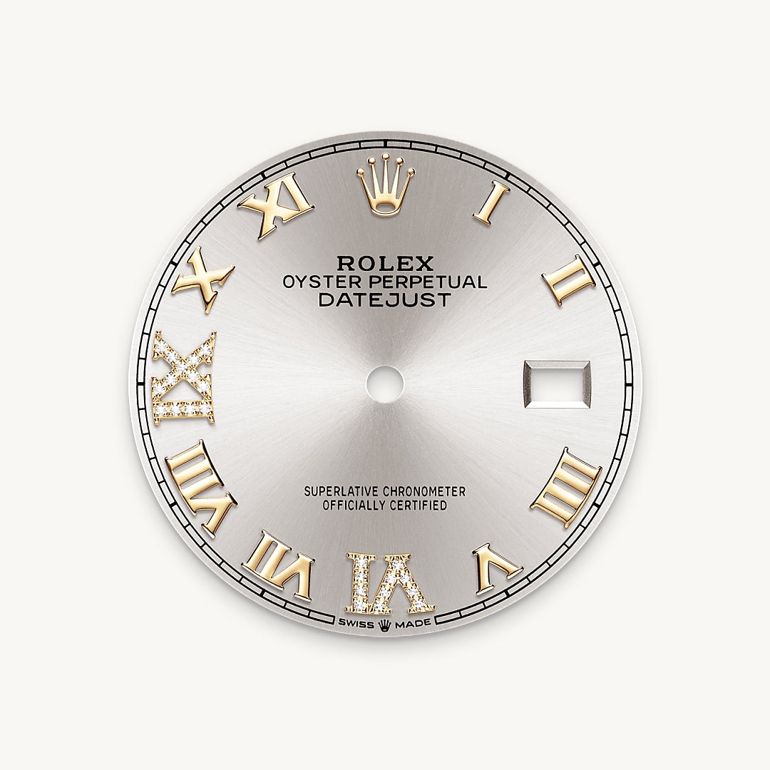 Silver dial