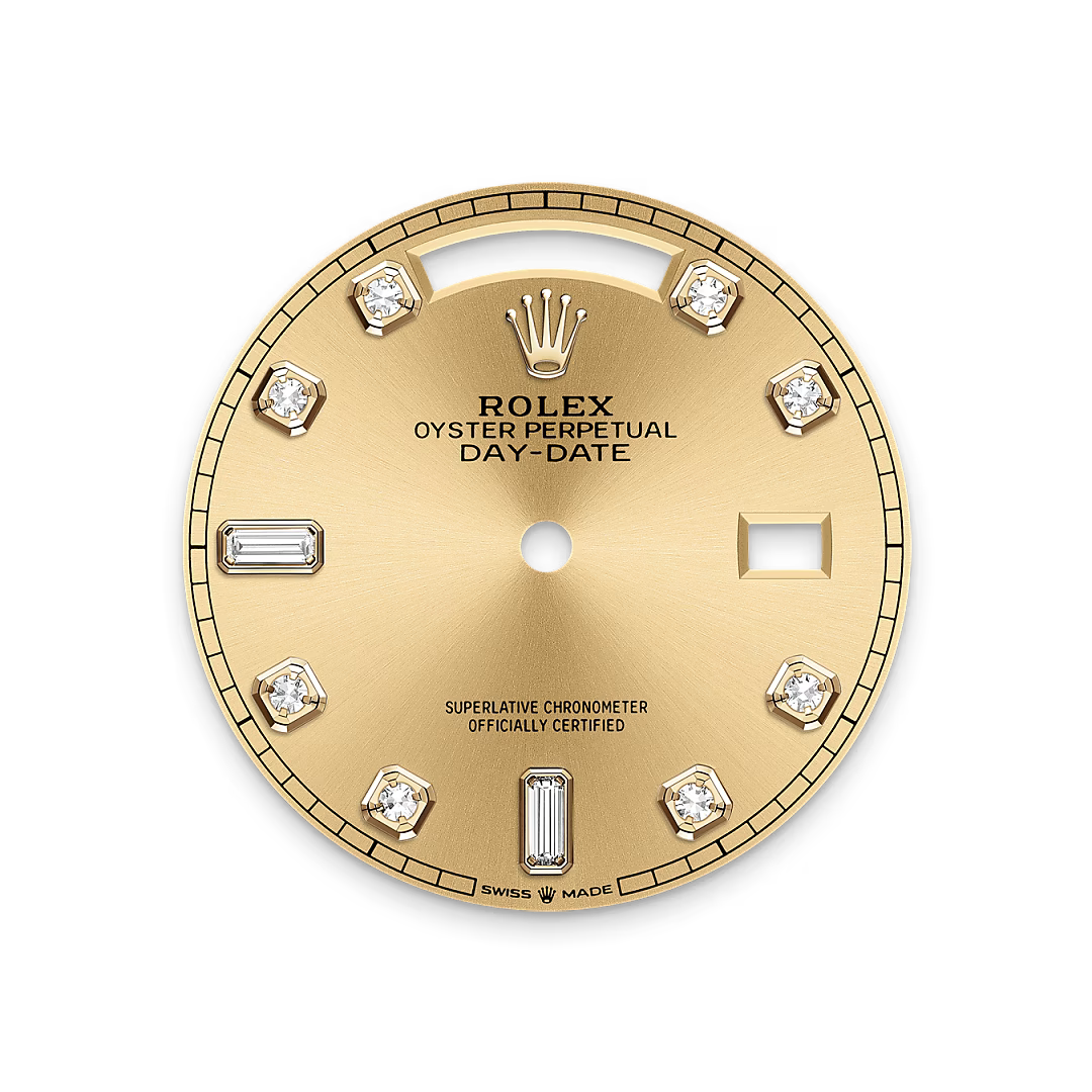 Champagne-colour dial