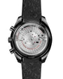 Back of OMEGA Dark Side of The Moon showing back of strap and face silver