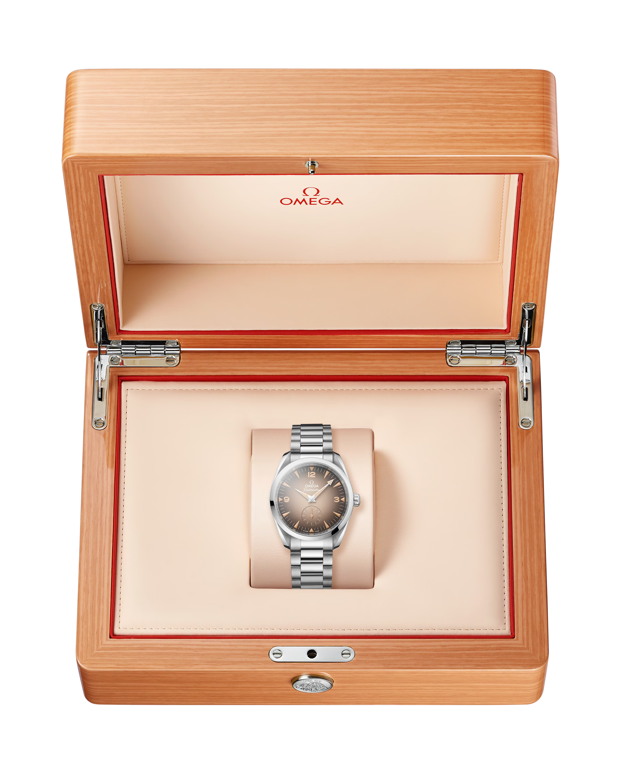 OMEGA Seamaster Railmaster Brown Dial Steel Bracelet