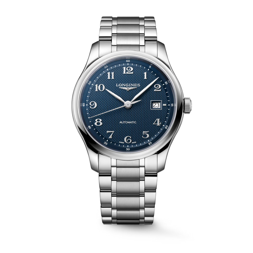 Master | 41mm, Stainless Steel, Blue "barleycorn" Dial, Mens Watch