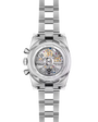 Silver Zenith watch with visible brand name on a white background