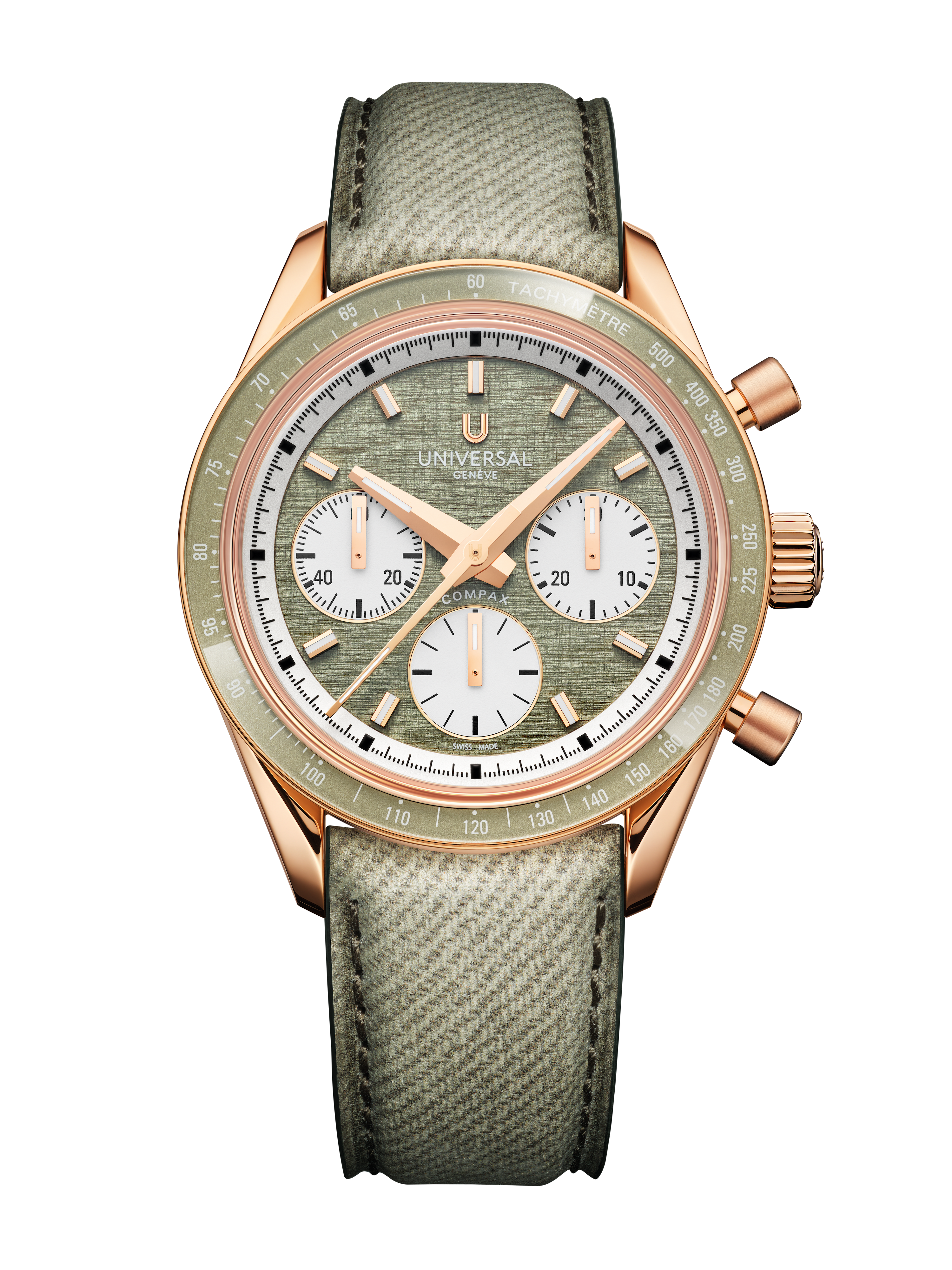 Universal Geneve Compax Capsule sage green Ref. UGCO006