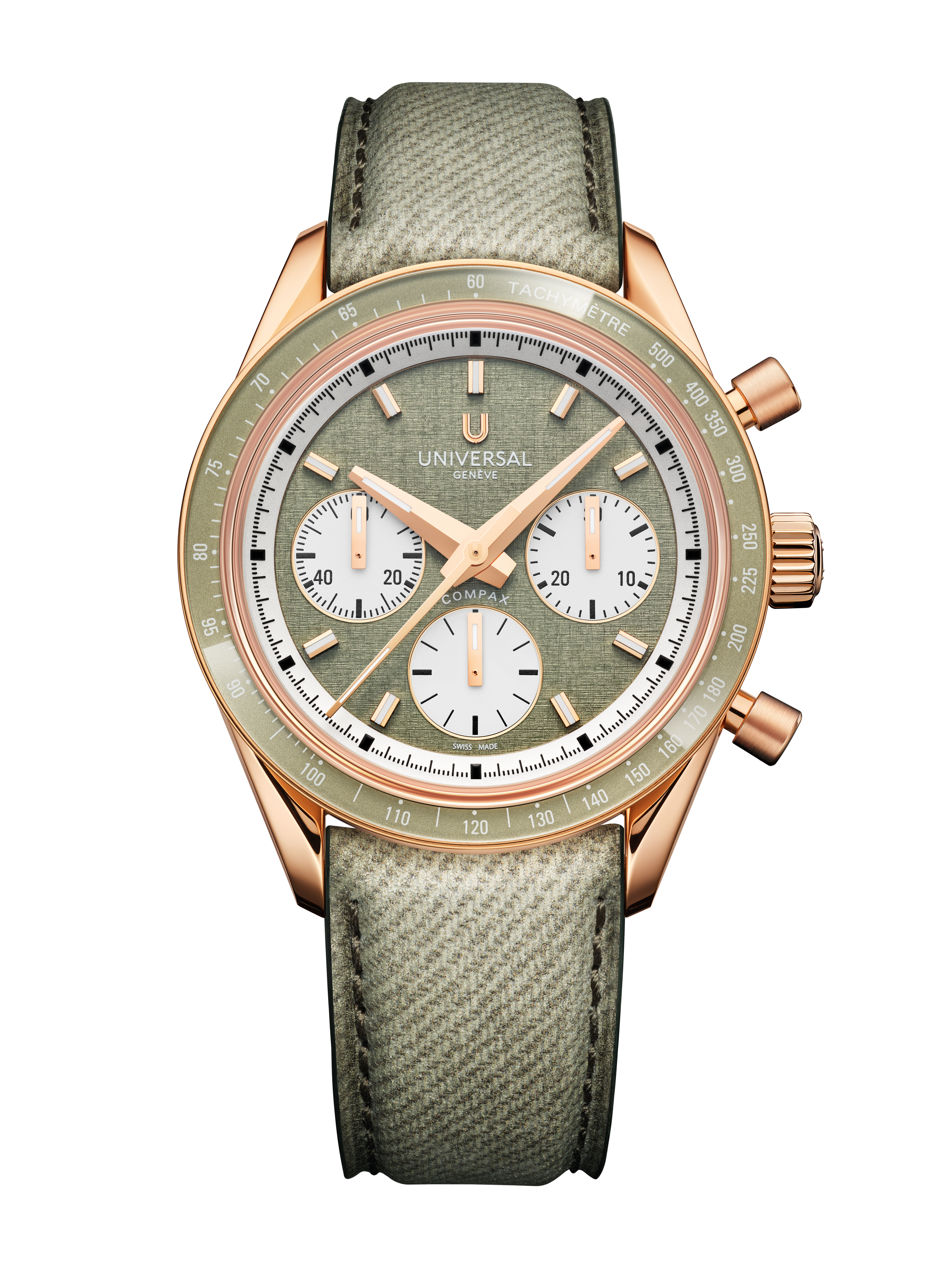 Universal Geneve Compax Capsule sage green Ref. UGCO006