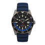 Deepwater Reef 200 GMT | 41mm, Stainless Steel and Blue Rubber Strap, Men's Watch