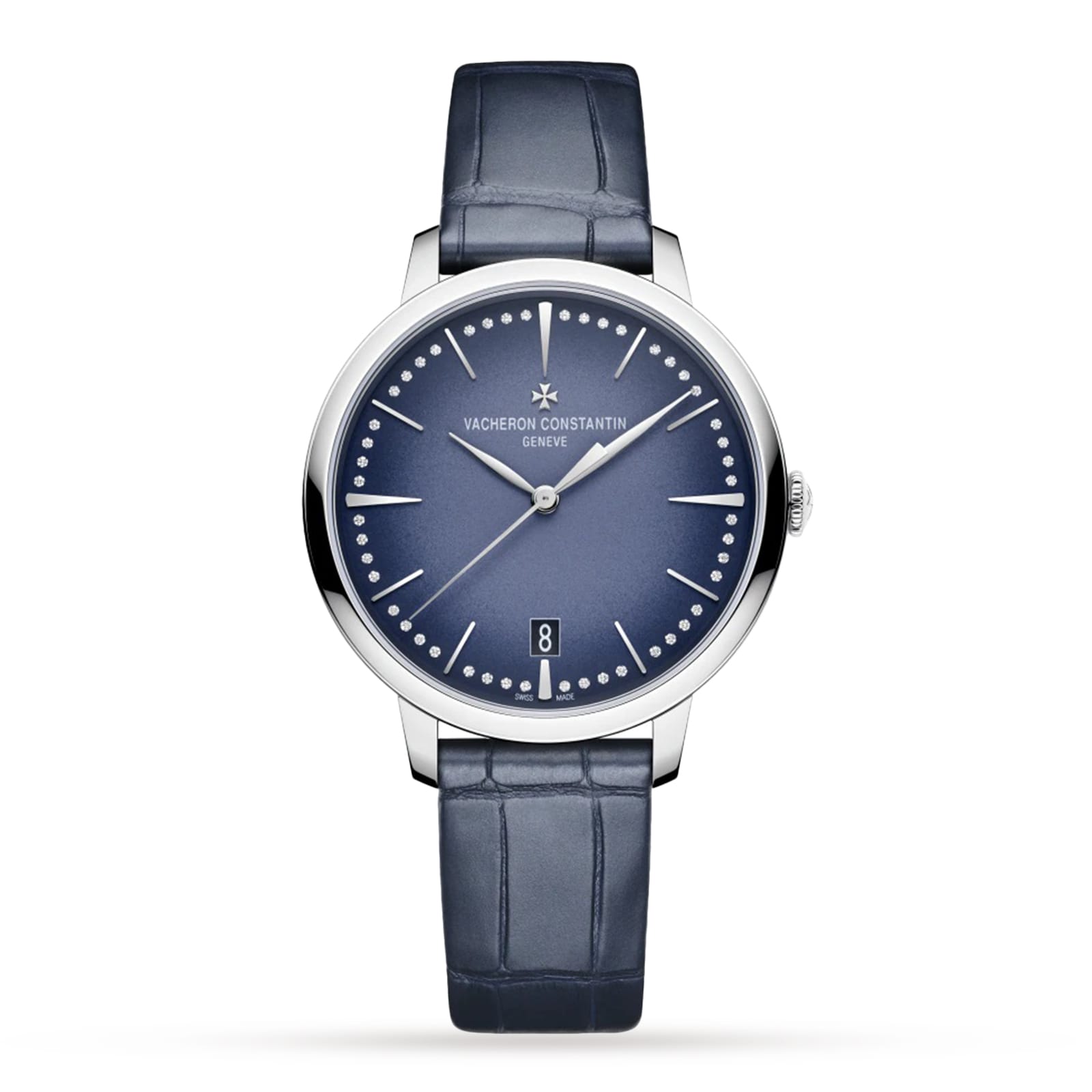 Vacheron Constantin Patrimony 4110U/000G-B906 front on white background