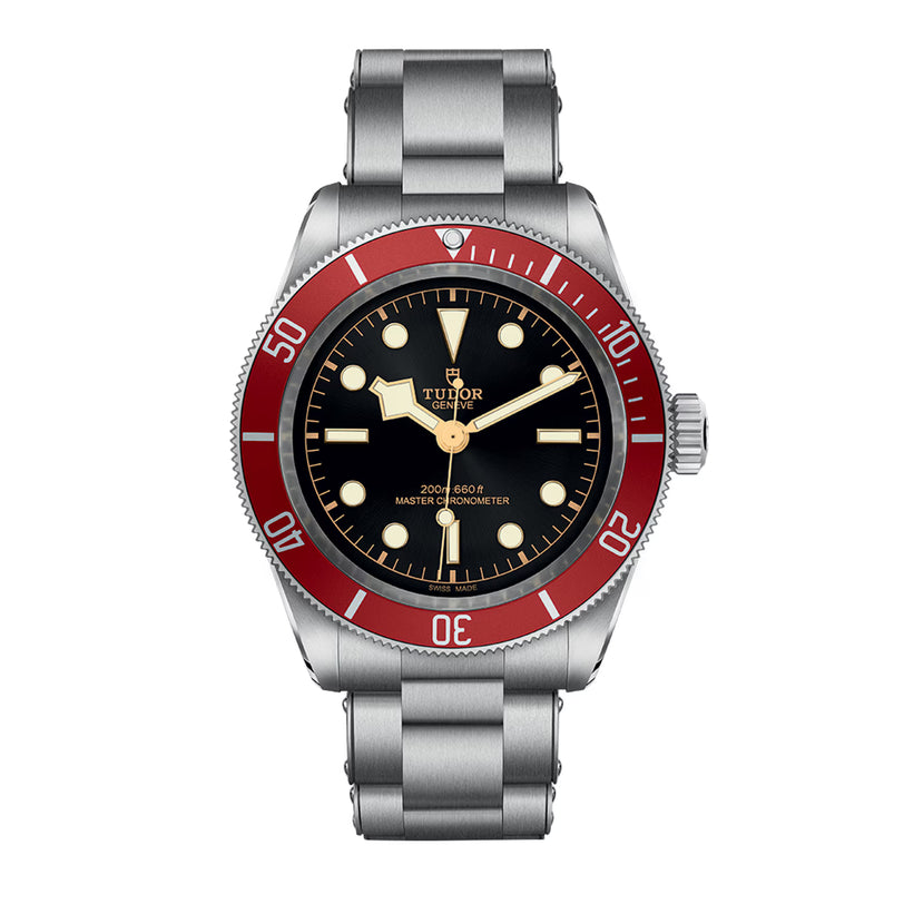 Black Bay | 41mm, Steel, Black Dial, Red Bezel, Ref. M7941A1A0RU-0001