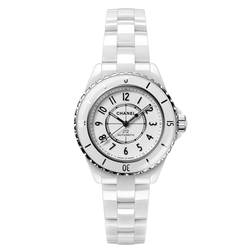 Chanel J12 H5699 front on white background