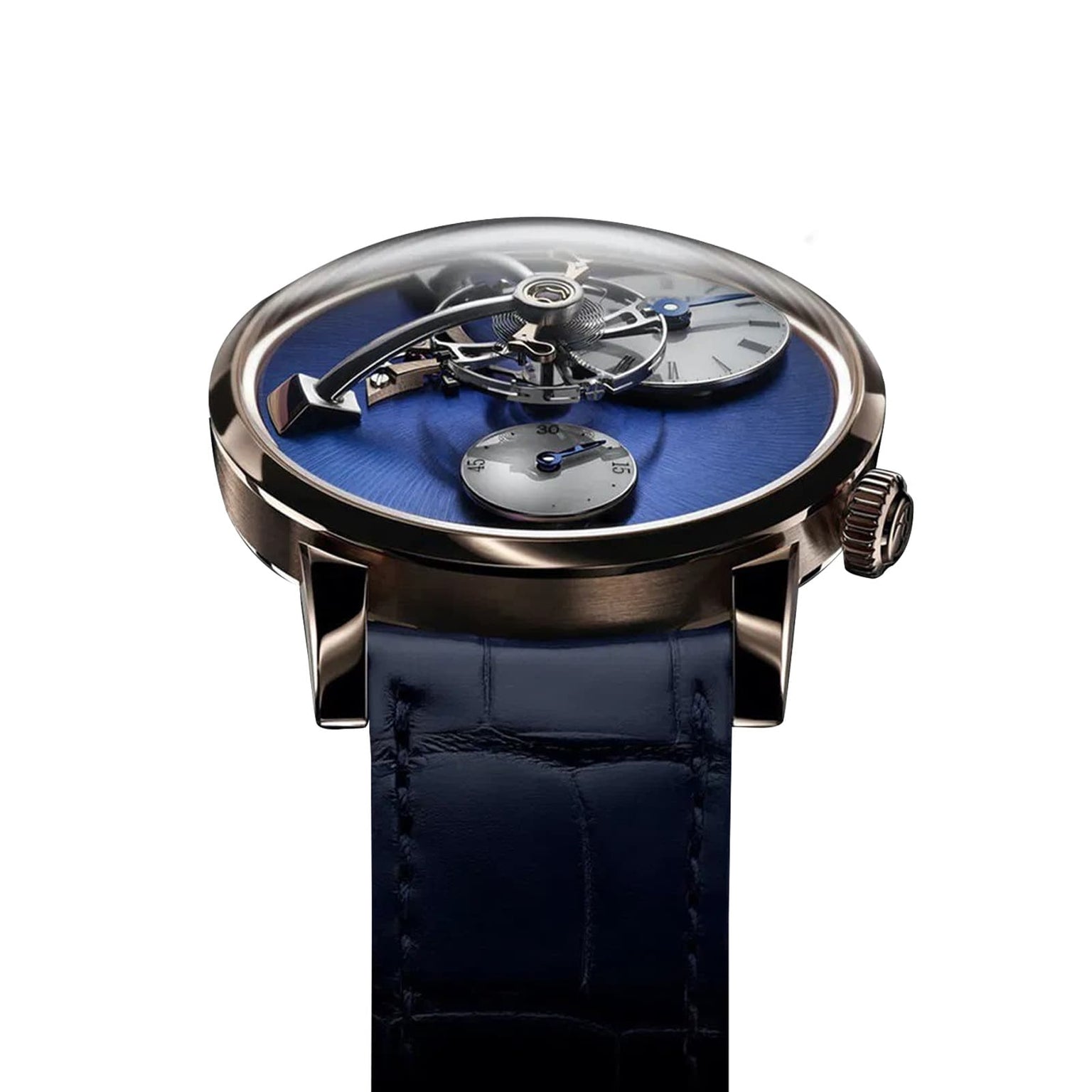 Legacy Machine LM101 Red Gold Blue | 40mm, Rose Gold, Men's Watch