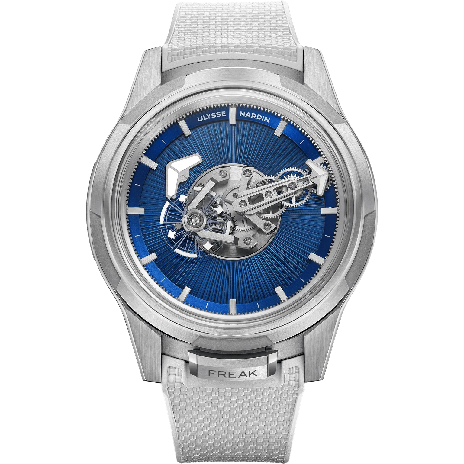 Freak One Blue Enamel | 44m, Titanium