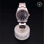 Rolex Certified Pre-owned Datejust M126231-0020 front on black background