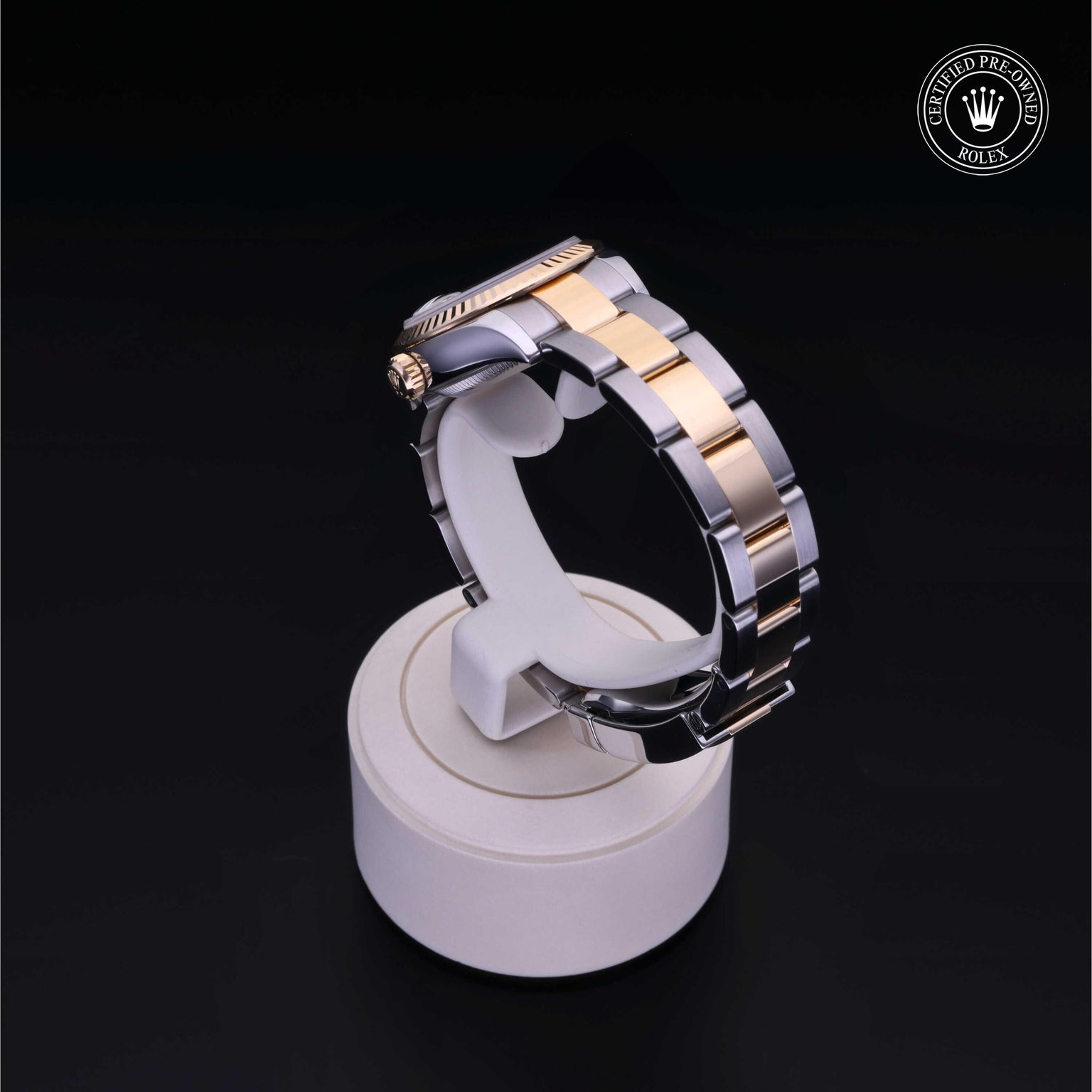 Rolex Certified Pre-owned Lady Datejust M279173-0016 front on black background