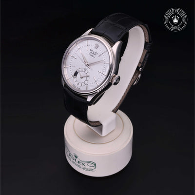 Rolex Certified Pre-owned Cellini M50529-0004 front on black background