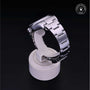 Rolex Certified Pre-owned Air-King M116900-0001 front on black background