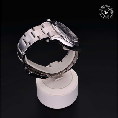 Rolex Certified Pre-owned Daytona M116509-0013 front on black background