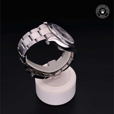 Rolex Certified Pre-owned Daytona M116509-0025 front on black background