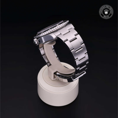 Rolex Certified Pre-owned Sea-Dweller M116600-0003 front on black background