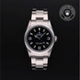 Rolex Certified Pre-owned Explorer M114270-0002 front on black background
