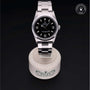 Rolex Certified Pre-owned Explorer M114270-0002 front on black background